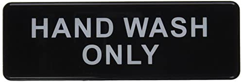 Winco SGN-303 Sign, Medium, Black/White