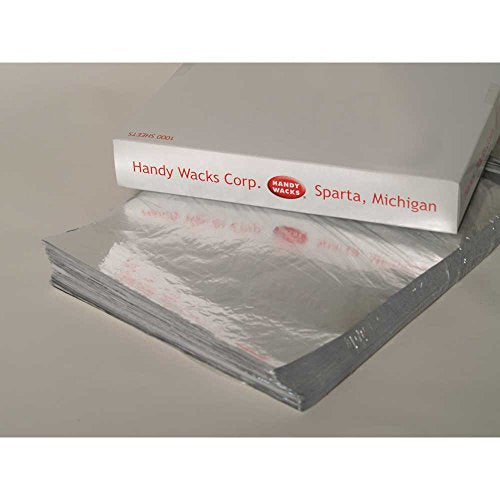 Handy Wacks Foil Laminated Sandwich Wrap, 16 x 14 inch - 500 per pack - 2 packs per case.