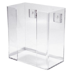 Hoffmaster Wall Mounted Acrylic Guest Towel Holder, 9 x 4.75 x 9.5 inch - 1 each.