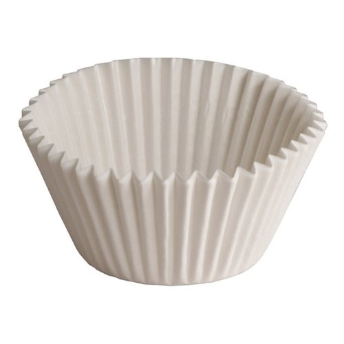 Hoffmaster Brooklace White Fluted Bake Cup, 3 1/2 inch - 2000 per case.