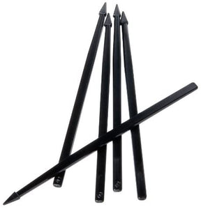 Pack of 1000 Black 3.5" Arrow Cocktail / Food Pick