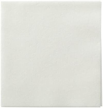 Hoffmaster 809-W Linen-Like White Beverage Napkin 10 x 10 inch - Non-Embossed, 8 packs of each 125-1000 per case.