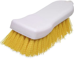 Carlisle 4052104 Sparta Cutting Board Brush, 6" x 2-1/2", Polyester, Yellow