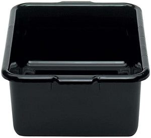 Cambro 21157CBR110 Cambox 21" x 15" x 7"Black Plastic Regal Bus Box