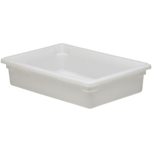 Cambro 18266P 8.75 gallon Capacity, 26" Length x 18" Width x 6" Height, White Solid Plastic Full Size Food Box