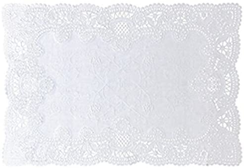 Placemat 10X14 Normandy Lace Whi 1000