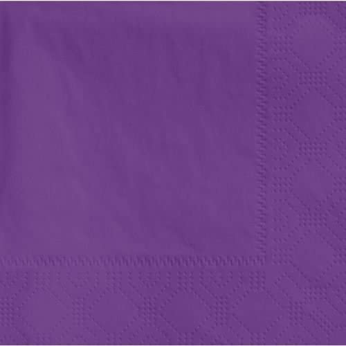 Hoffmaster Purple Beverage Napkin, 9.5 x 9.5 inch - 1000 per case.