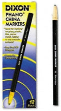 Load image into Gallery viewer, Dixon Ticonderoga 00077 77 Black PHANO China Marker
