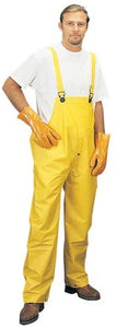 .35MM PVC/Polyester - Yellow Protective Wear - bib overall pants - Large