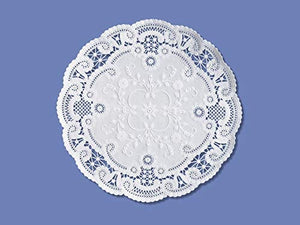 Hoffmaster French Lace Design Doily, 8 inch - 5000 per case.