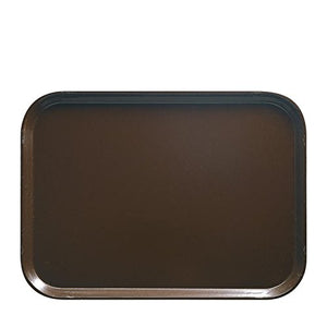 Cambro Manufacturing 1418FF167 Fast Food Tray Brown 14'' x 18'' (SET OF 12 PER CASE)