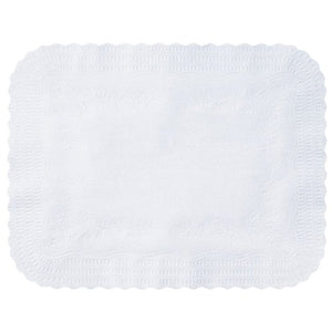 Hoffmaster 410211 Scalloped Tray Cover, Medium Weight, 12.75" x 16.5", White (1000 per Case)