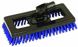 Swivel Deck Brush BLK Bristles Color: Blue