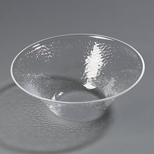 Carlisle SB9007  Pebbled Bowl, Acrylic, Clear