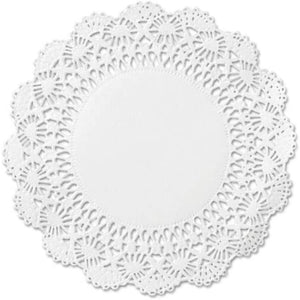 HOFFMASTER GROUP, INC Cambridge Lace Doilies, Round, 10", White, 1000-carton