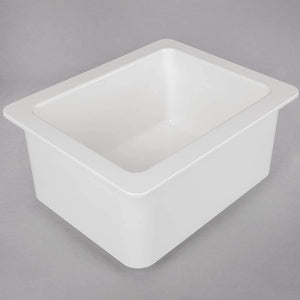 TableTop King 26CF148 ColdFest 1/2 Size White Food Pan - 6" Deep