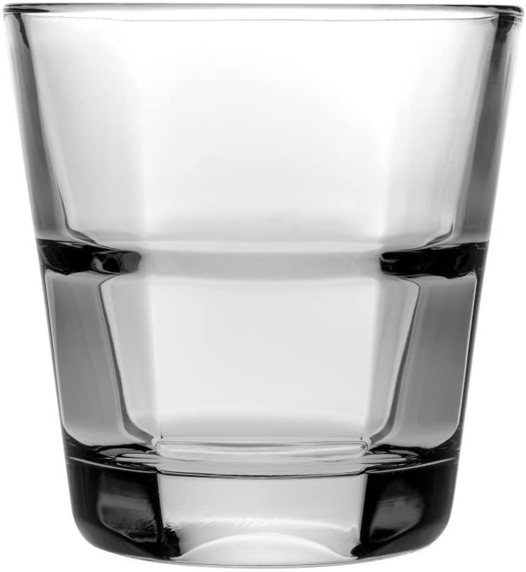 Anchor Hocking Clarisse Stackable Rocks Glass, 8 Ounce - 24 per case.