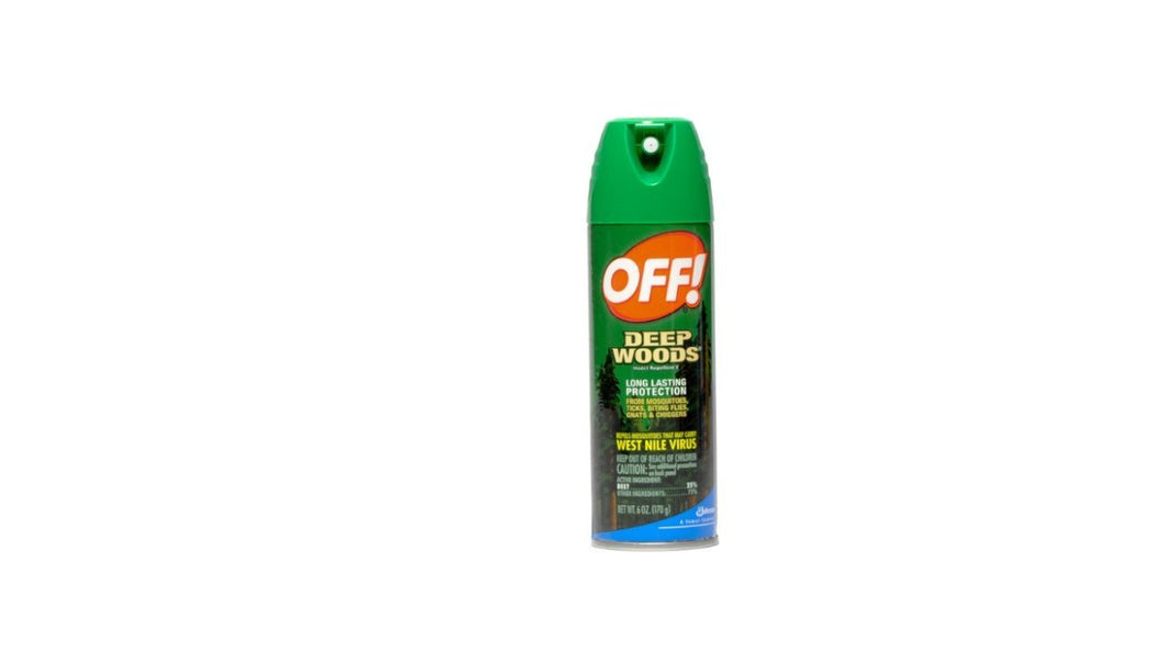 OFF! Deep Woods Off!, 6-oz. Aerosol Can - 12 aerosol cans.