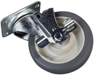 Carlisle  (IC225CSB00) 5" Swivel Gray Caster w/Brake