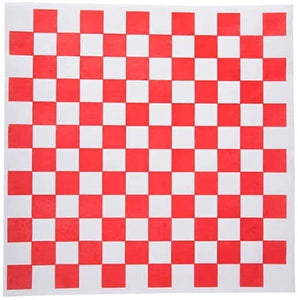 12x12 Flat Deli Paper, Red, 3000 Sheets