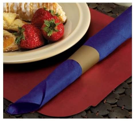 Hoffmaster Natural Adhesive Flat Napkin Band, 1.5 x 4.25 inch - 20000 per case.