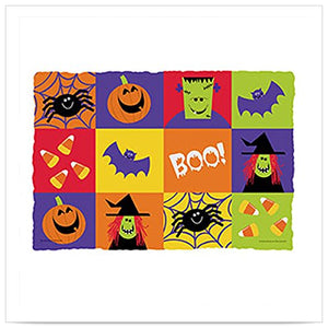 Hoffmaster Halloween Paper Placemat, 9.75 x 15 inch - 1000 per case.