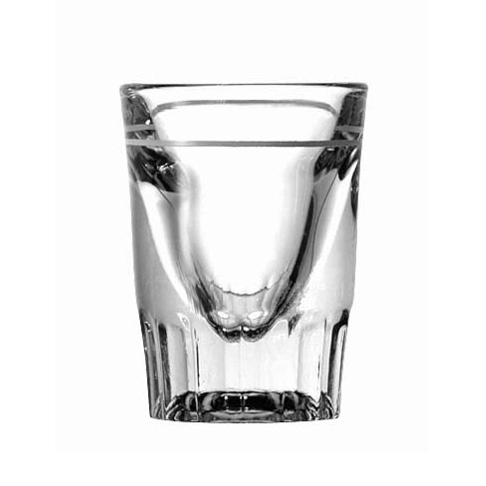 Anchor Hocking 5281/93 2-1/4 Inch Diameter x 2-7/8 Inch Height, 1.5 - 3/4-Ounce Line Whiskey Shooter Glass (Case of 48)