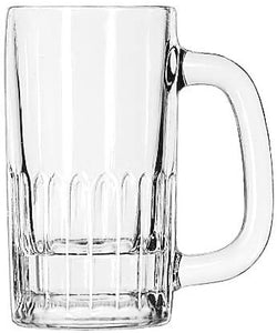 Glass Beer Mug, 8.75 Ounce - 24 per case