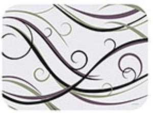 Hoffmaster 905-FD377 Swirl 13.63" x 18.75" Paper Placemat - 1000/CS