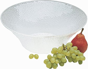 Carlisle SB9007  Pebbled Bowl, Acrylic, Clear