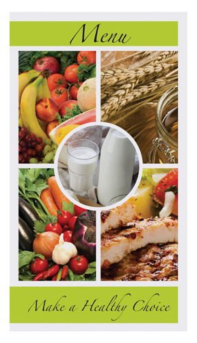 Hoffmaster Healthy Choices Healthcare Menu Shell, 8.5 x 14 inch - 2000 per case.