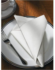 Hoffmaster FashnPoint Flat Pack White Point to Point Embossed Ultra Ply Napkin, 15.5 x 15.5 inch - 1000 per case.