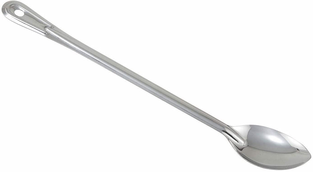 Winco Solid Stainless Steel Basting Spoon, 21-Inch