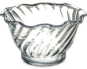 Carlisle 453007 5 Oz. Clear Tulip Dessert Dish - 24 / CS