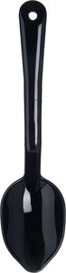 Carlisle High Heat Solid Plastic Serving Spoon, 11", Black