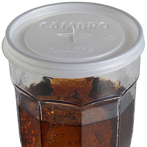 Cambro CLLT12190 Disposable Lid for Laguna Tumbler #LT12-1000 / CS