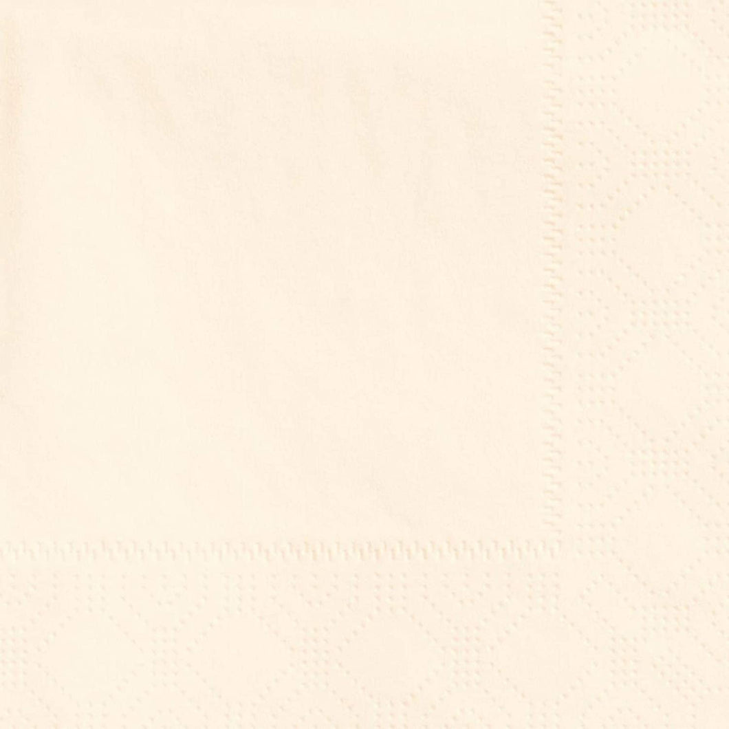 Hoffmaster Buttermilk Beverage Napkin, Regal Embossed, 2 ply, 1/4 fold, Pack of 1000