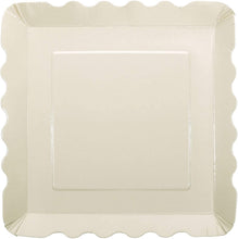 Load image into Gallery viewer, Hoffmaster Small Appetizer Plate Gold Metallic, Square S!mply Baked 3" X 3", Pack of 200
