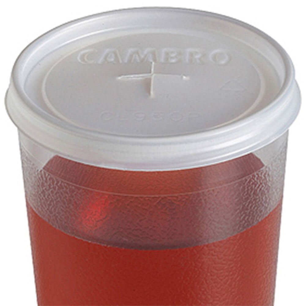 Cambro CL950P190 Colorware Tumbler #950P2 Disposable Lid - 1000 / CS