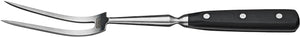 Winco Forged POM Handle Cook's Fork, 14", Metal