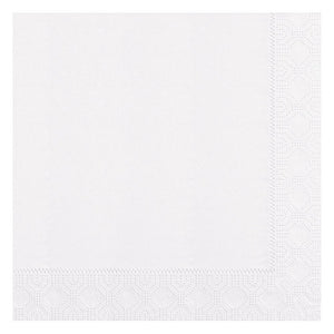Hoffmaster 180600 Premium Dinner Napkin, Regal Embossed, 2-Ply, 1/4 Fold, 17" Length x 17" Width, White (Case of 1200)