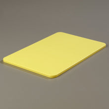 Load image into Gallery viewer, Carlisle 1088204 Sparta Spectrum Color Cutting Board, 12&quot; Length x 18&quot; Width x 1/2&quot; Height, Yellow (Case of 6)
