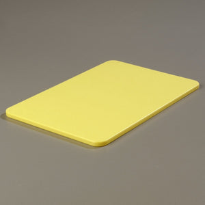 Carlisle 1088204 Sparta Spectrum Color Cutting Board, 12" Length x 18" Width x 1/2" Height, Yellow (Case of 6)