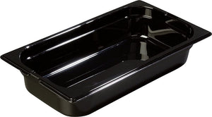 Top Notch Black Pan 2-1/2"D Third Size - 6-7/8"W X 12-3/4"L