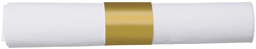 Hoffmaster Napkin Band, Gold, 1.5