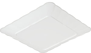 Displayware Square Small Scalloped Platter