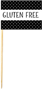 Hoffmaster Food Flag Pick Gluten Free, S!mply Baked 2-1/2", Pack of 500