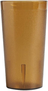 Cambro 2000P2153 Colorware Tumbler, 22 Ounce, 6-1/2" H, SAN, Amber, 24-units