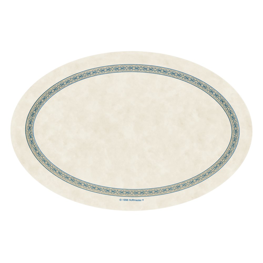 Hoffmaster 327129 Straight Edge Small Oval Wastebasket Liner, 9