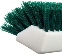 Load image into Gallery viewer, Carlisle 4042309 10" Hi-Lo Floor Brush Head - Crimped Synthetic Bristles, Poly, Green
